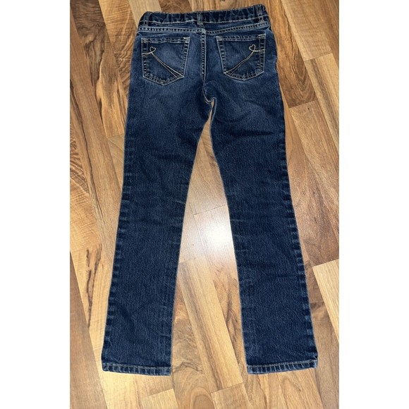 Children's Place Girls Sz 10 Jeans Skinny Slim Stretch Denim Adjustable… - Picture 2 of 5